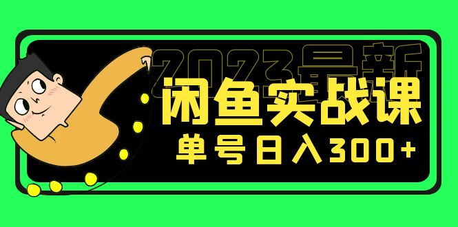 花599买的闲鱼项目：2023最新闲鱼实战课，单号日入300+（7节课）-星利智