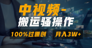 无脑双重去重原创视频，100%中视频+视频号分成计划，一键多平台发布小白…-星利智