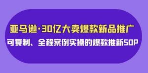 （9944期）亚马逊30亿·大卖爆款新品推广，可复制、全程案例实操的爆款推新SOP-星利智