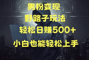当下最火男粉变现项目月入5W+，小白也能轻松盈利-星利智
