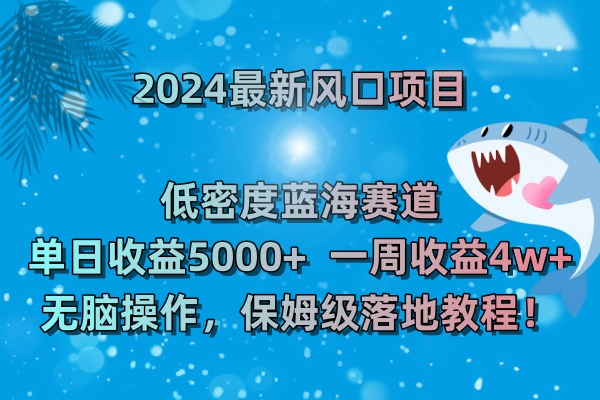 2024最新风口项目 低密度蓝海赛道,日收益5000+周收益4w+ 无脑操作-星利智